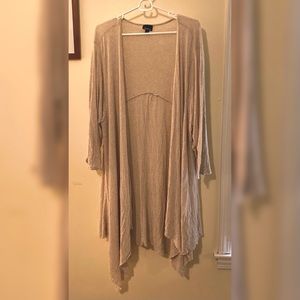 Torrid Lightweight Cream/Beige Cardigan